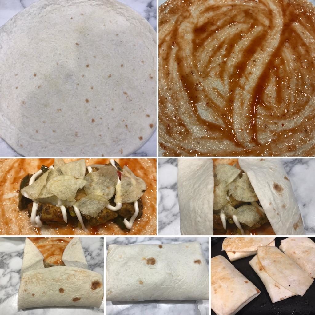 Tangy Paneer Wraps 2